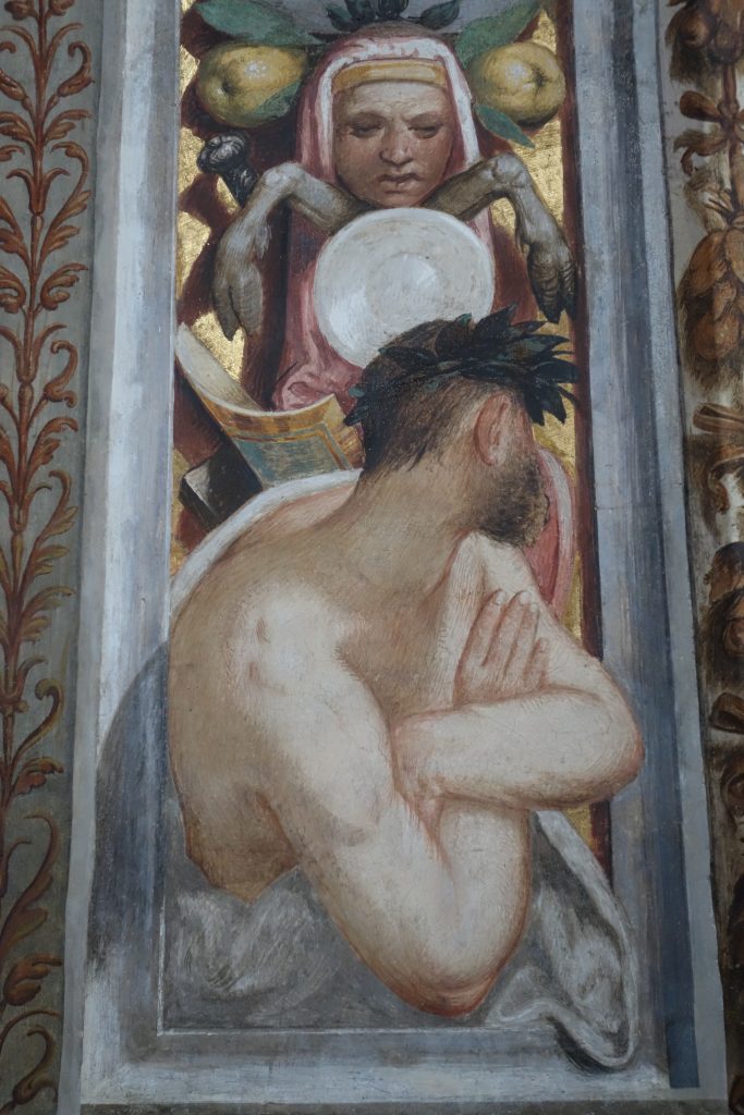 Fresco detail from San Maurizio in Milan